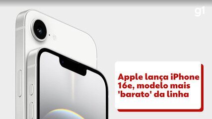 Apple lança iPhone 16e， modelo mais 'barato' da linha