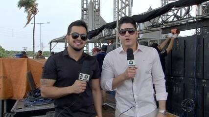 Dupla Henrique & Diego topa desafio de Repórter por 1 Dia do MSTV