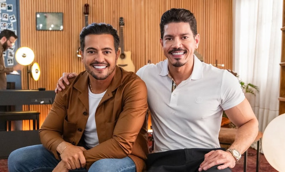 Cantores da dupla sertaneja Henrique & Diego — Foto: Reprodução/Instagram