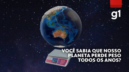 Você sabia que nosso planeta perde peso todos os anos?