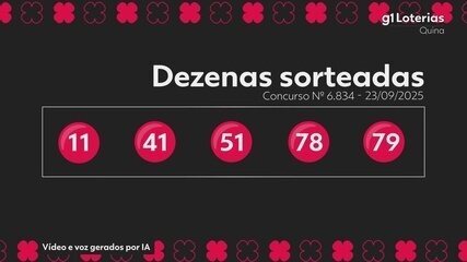 Confira o resultado do sorteio da Quina.