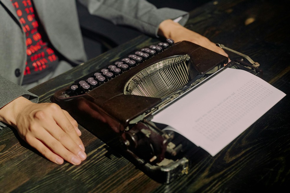 Datilógrafo — Foto: Ron Lach/Pexels
