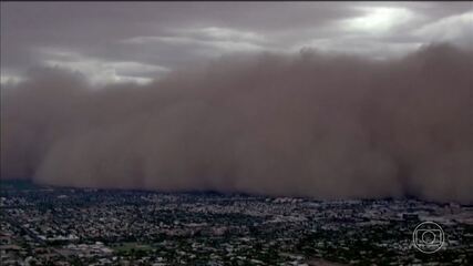 Nuvem de poeira encobre Phoenix e outras cidades do Arizona
