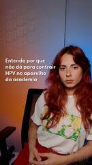 Dá para contrair HPV em aparelho da academia?